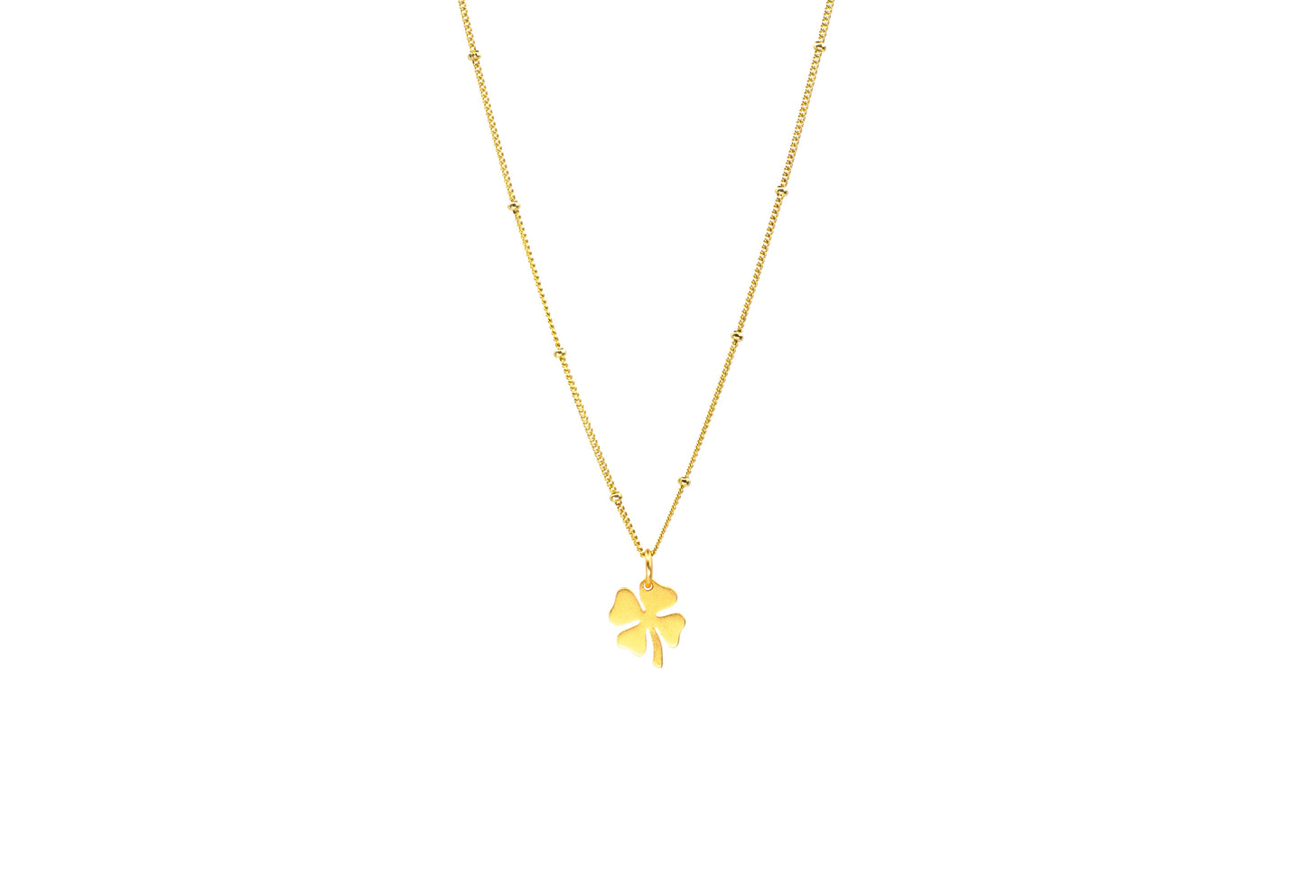 Lady Luck- Golden Lotus Necklace Set